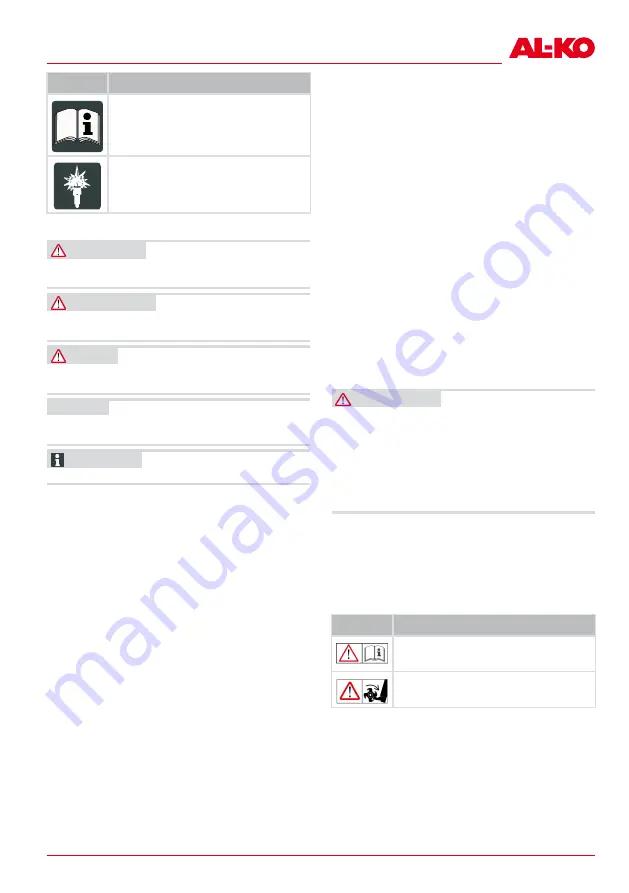 AL-KO MH360 Instructions Manual Download Page 61