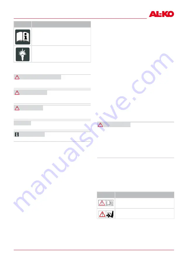 AL-KO MH360 Instructions Manual Download Page 69