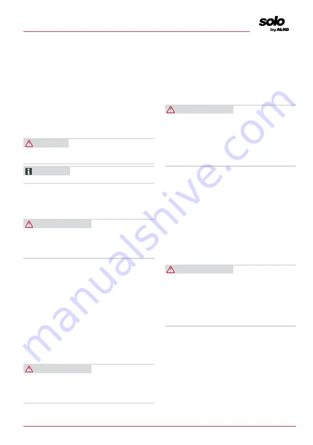 AL-KO Solo 130 MT-A Instructions For Use Manual Download Page 79