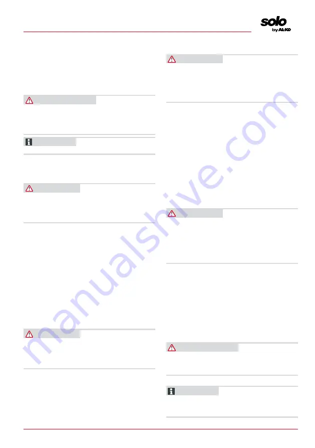 AL-KO Solo 130 MT-A Instructions For Use Manual Download Page 113