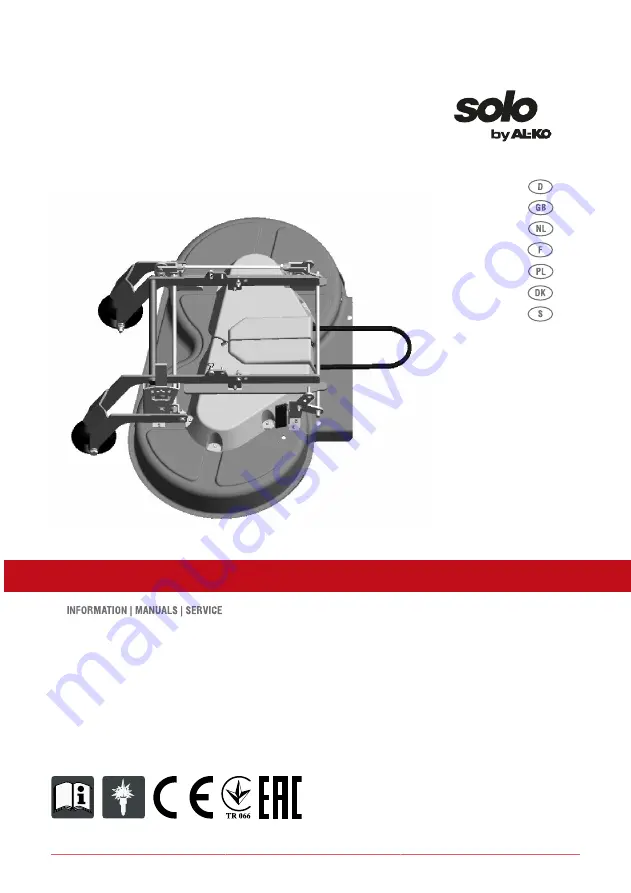 AL-KO solo FMD 90.5 Translation Of The Original Operating Instructions Download Page 1