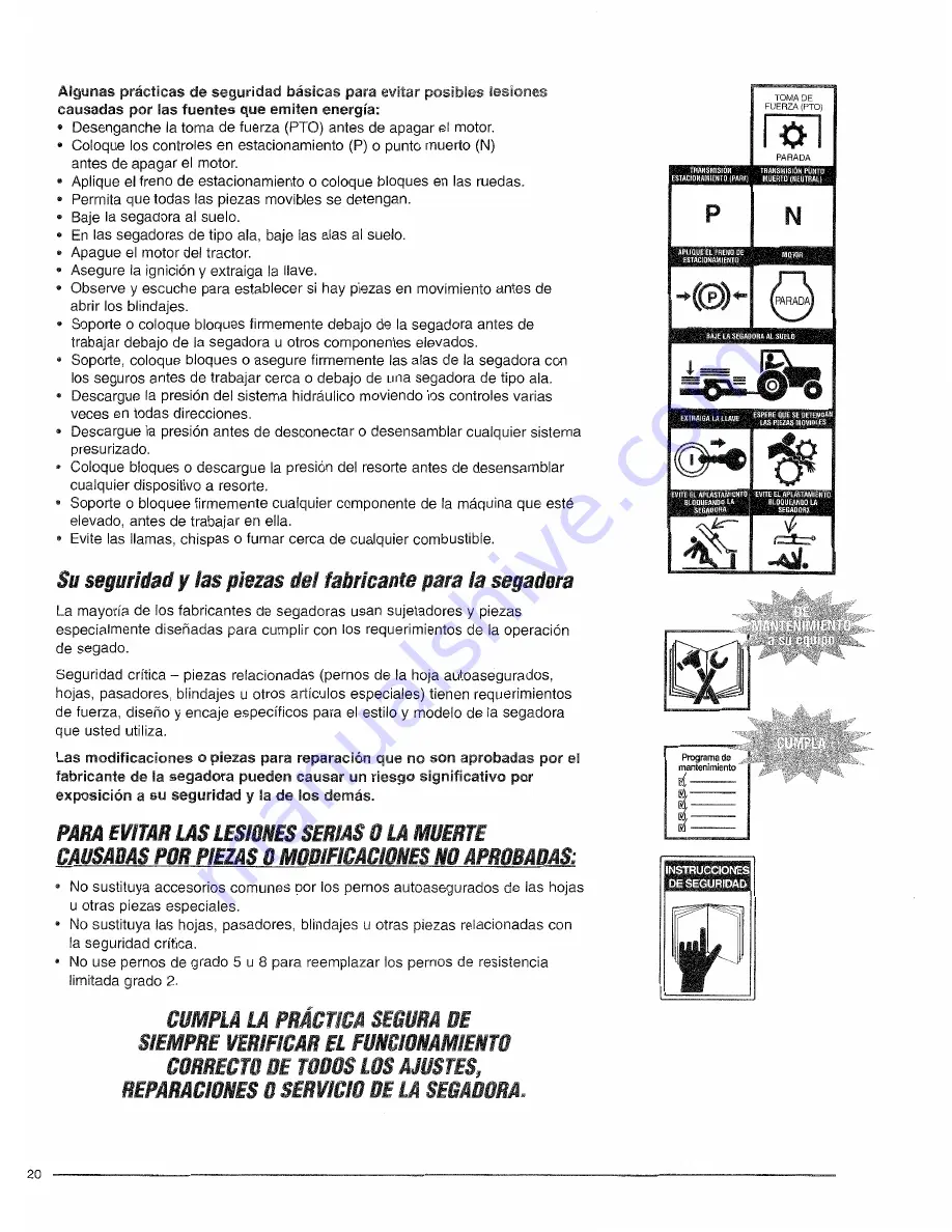 Alamo Industrial Axtreme 2 Operator'S Manual Download Page 80