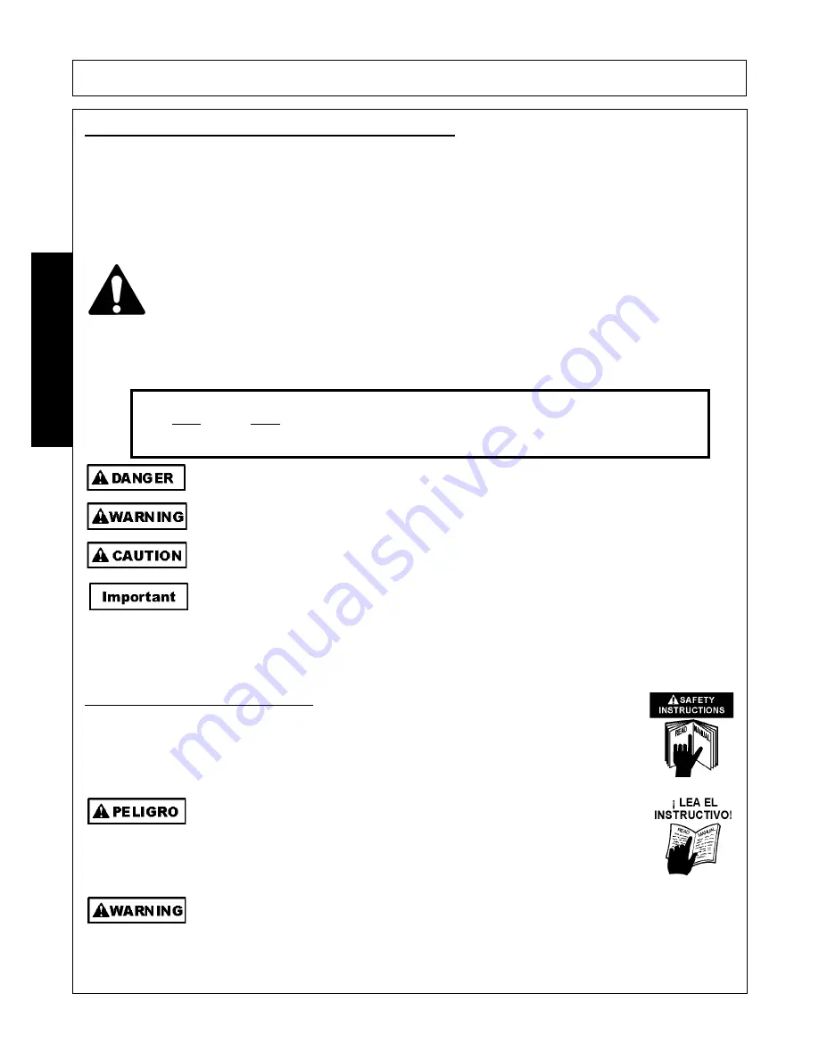 Alamo Industrial Machete 2 Operator'S Manual Download Page 6