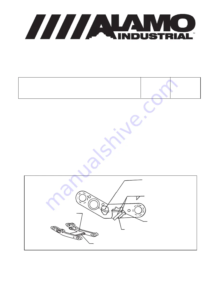 Alamo Industrial Machete MB21 Information & Service Bulletin Download Page 30