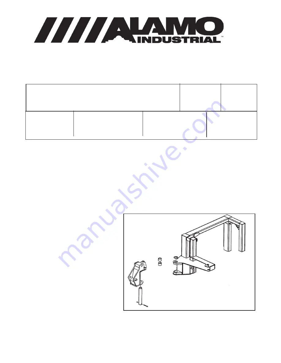 Alamo Industrial Machete MB21 Information & Service Bulletin Download Page 75