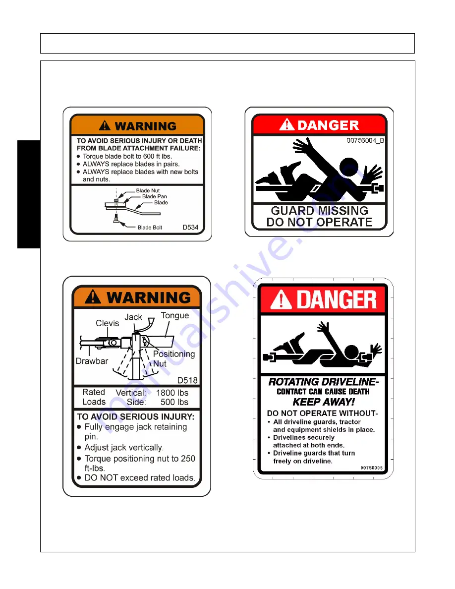 Alamo Industrial RX60 Operator'S Manual Download Page 32