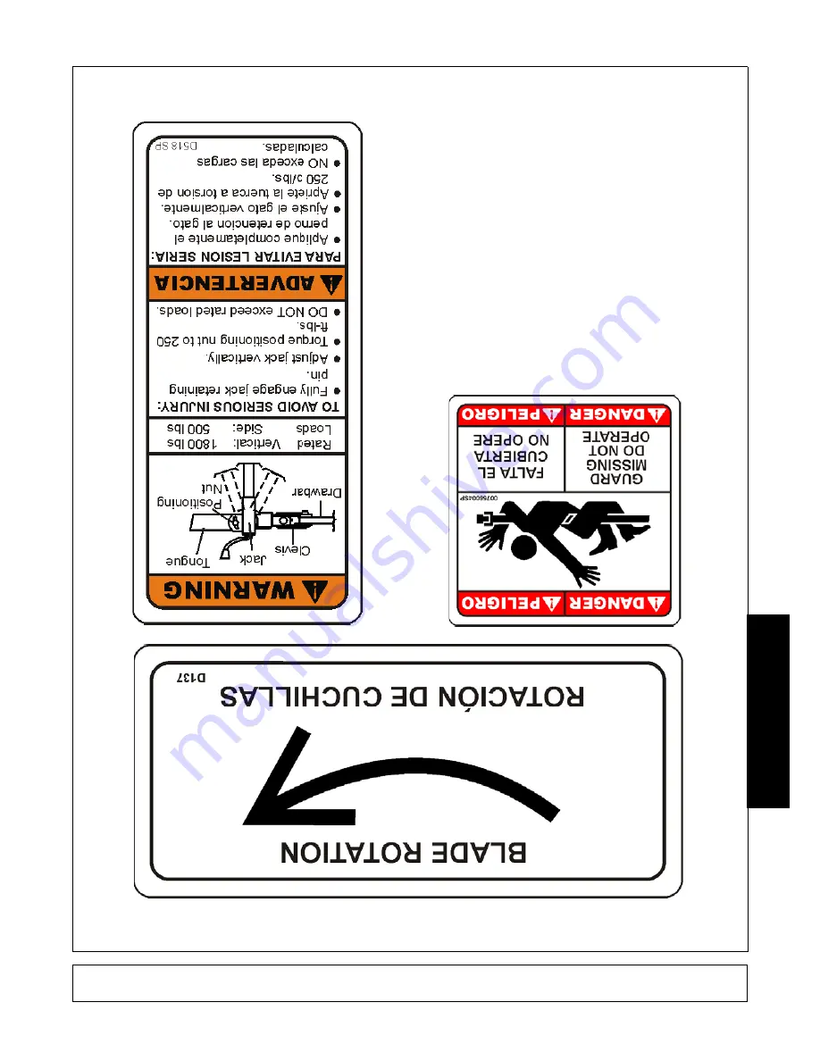 Alamo Industrial RX60 Operator'S Manual Download Page 137