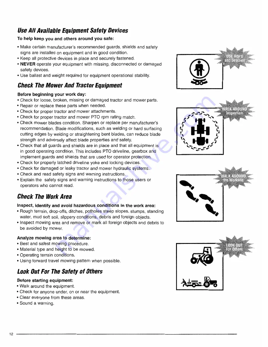 Alamo FC-0001 Operator'S Manual Download Page 62