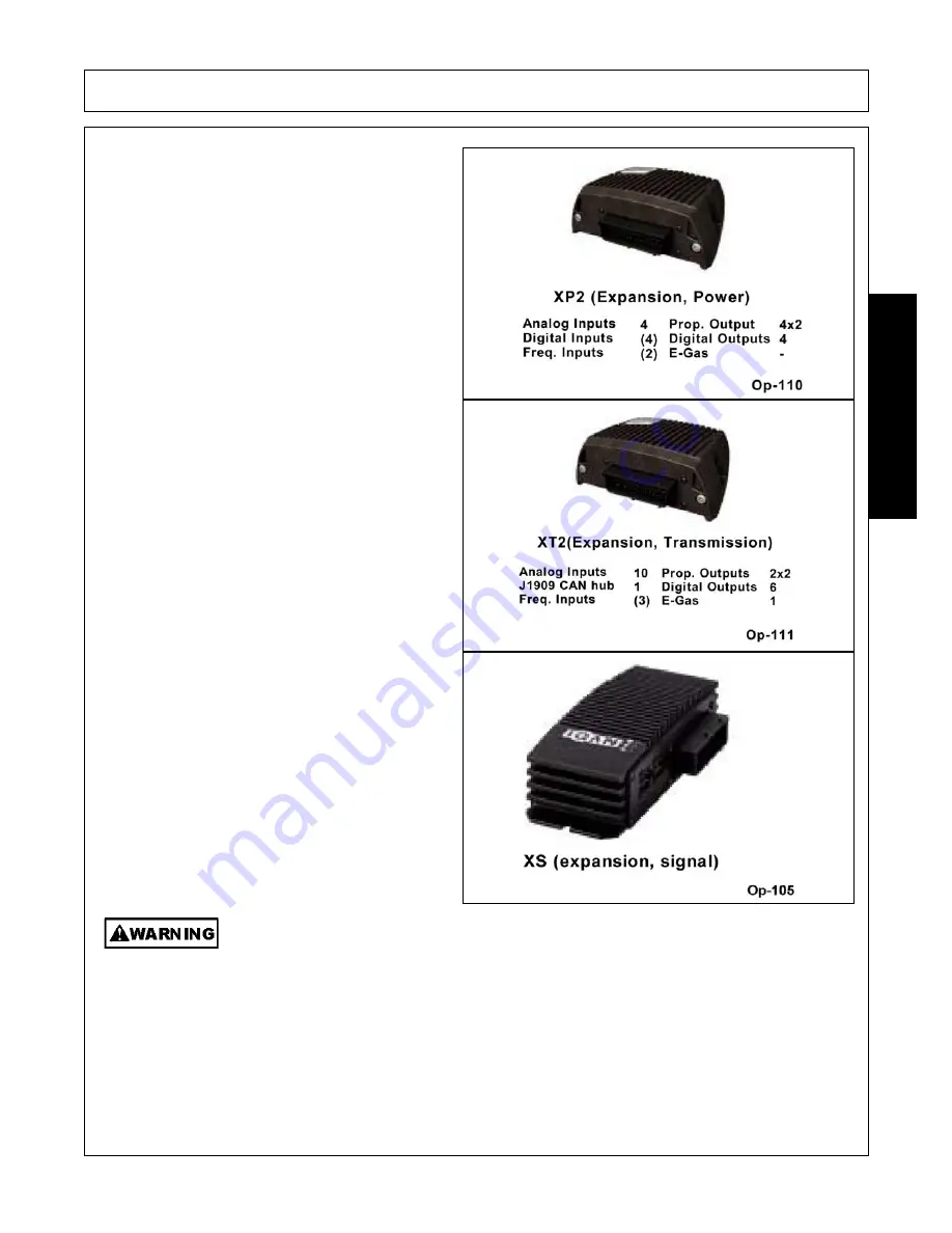 Alamo FC-0001 Operator'S Manual Download Page 123