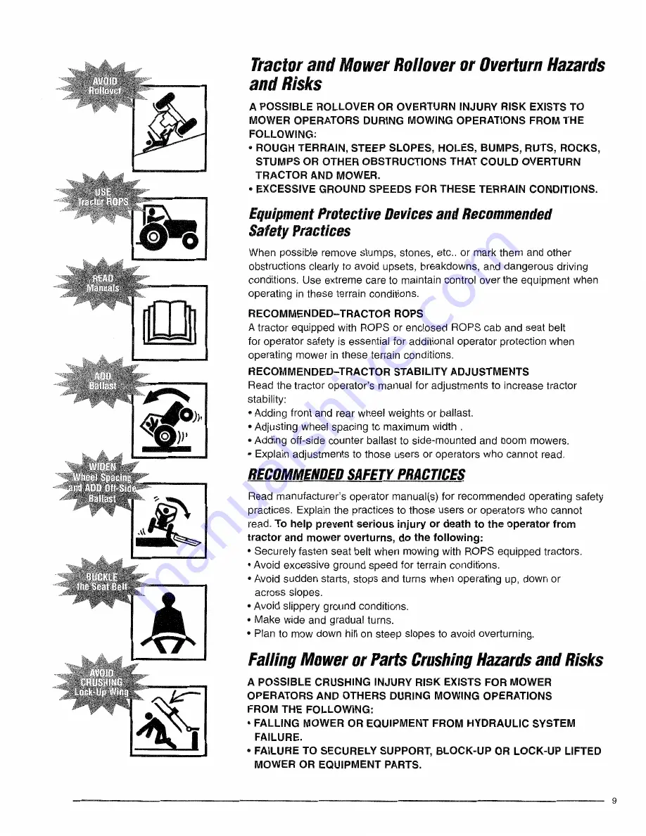 Alamo INTERSTATER Operator'S Manual Download Page 44