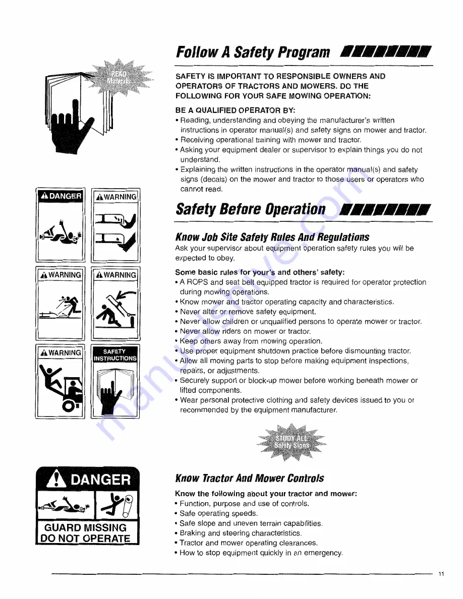 Alamo INTERSTATER Operator'S Manual Download Page 46