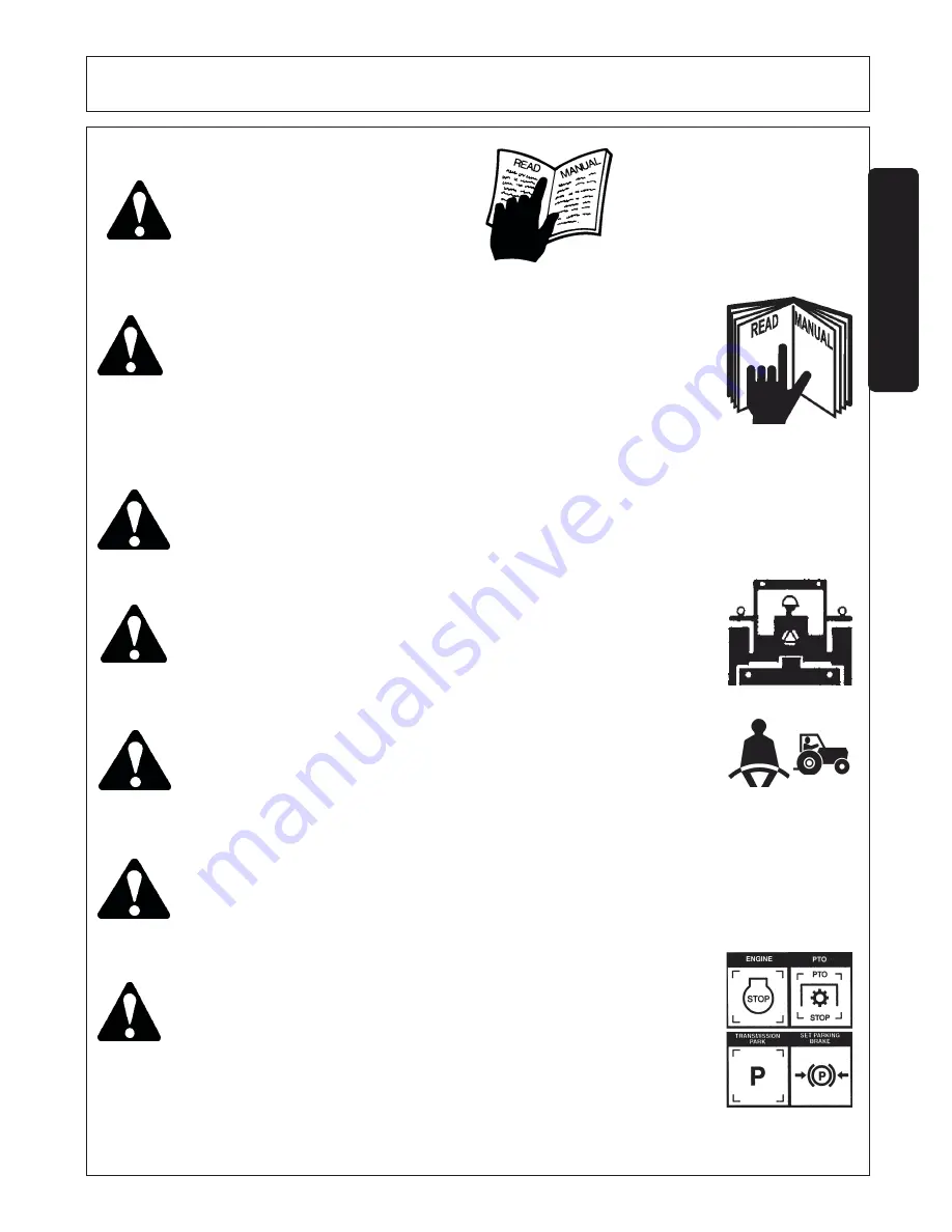 Alamo UNDER THE GUARDRAIL Operator'S Manual Download Page 14