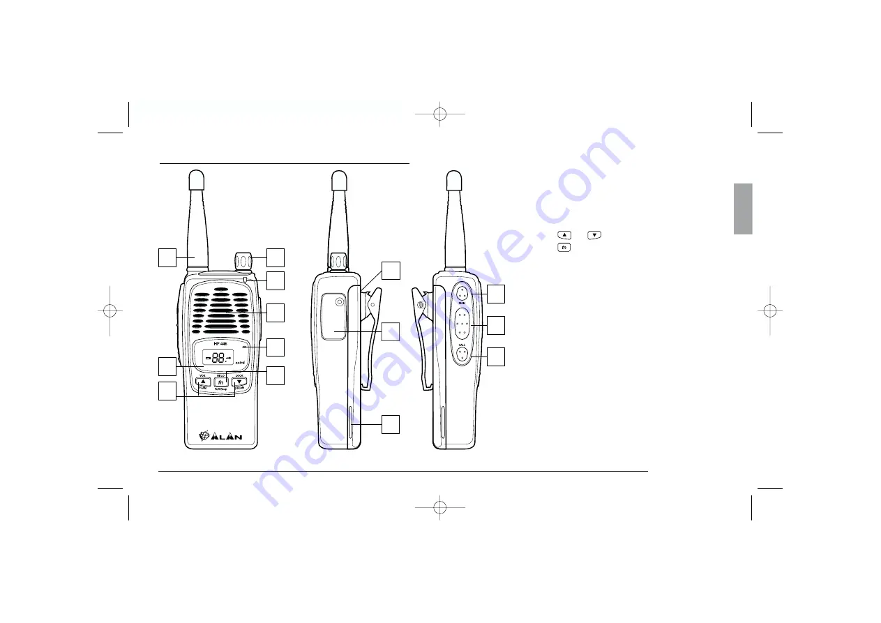 Alan HP 446 extra User Manual Download Page 20