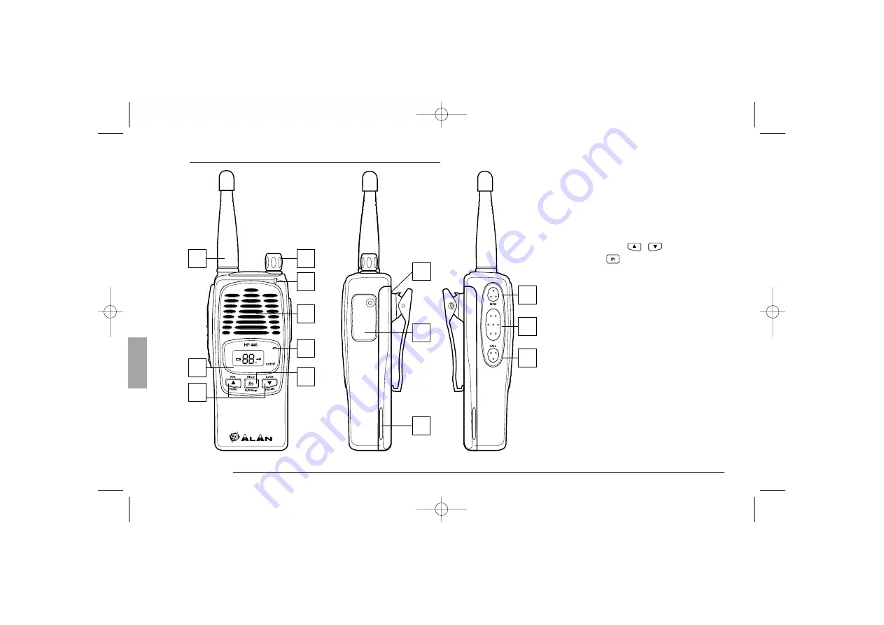 Alan HP 446 extra User Manual Download Page 66