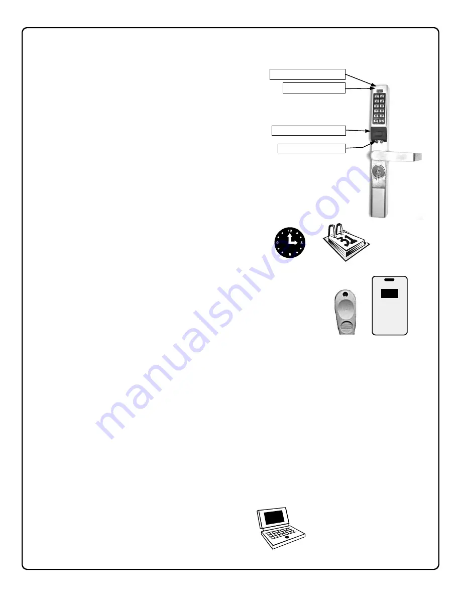 Alarm Lock Trilogy PDL1300 Programming Instructions Manual Download Page 3