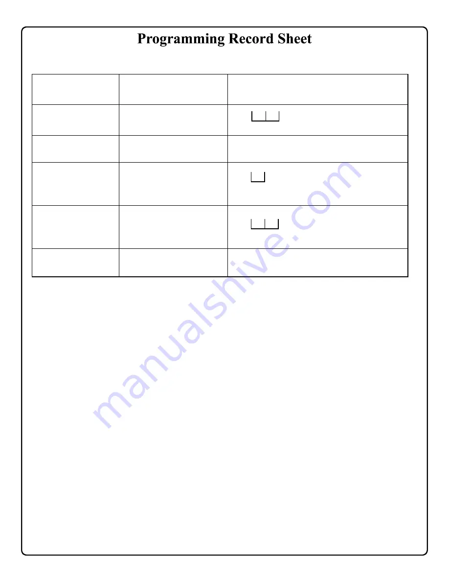 Alarm Lock Trilogy PDL1300 Programming Instructions Manual Download Page 30