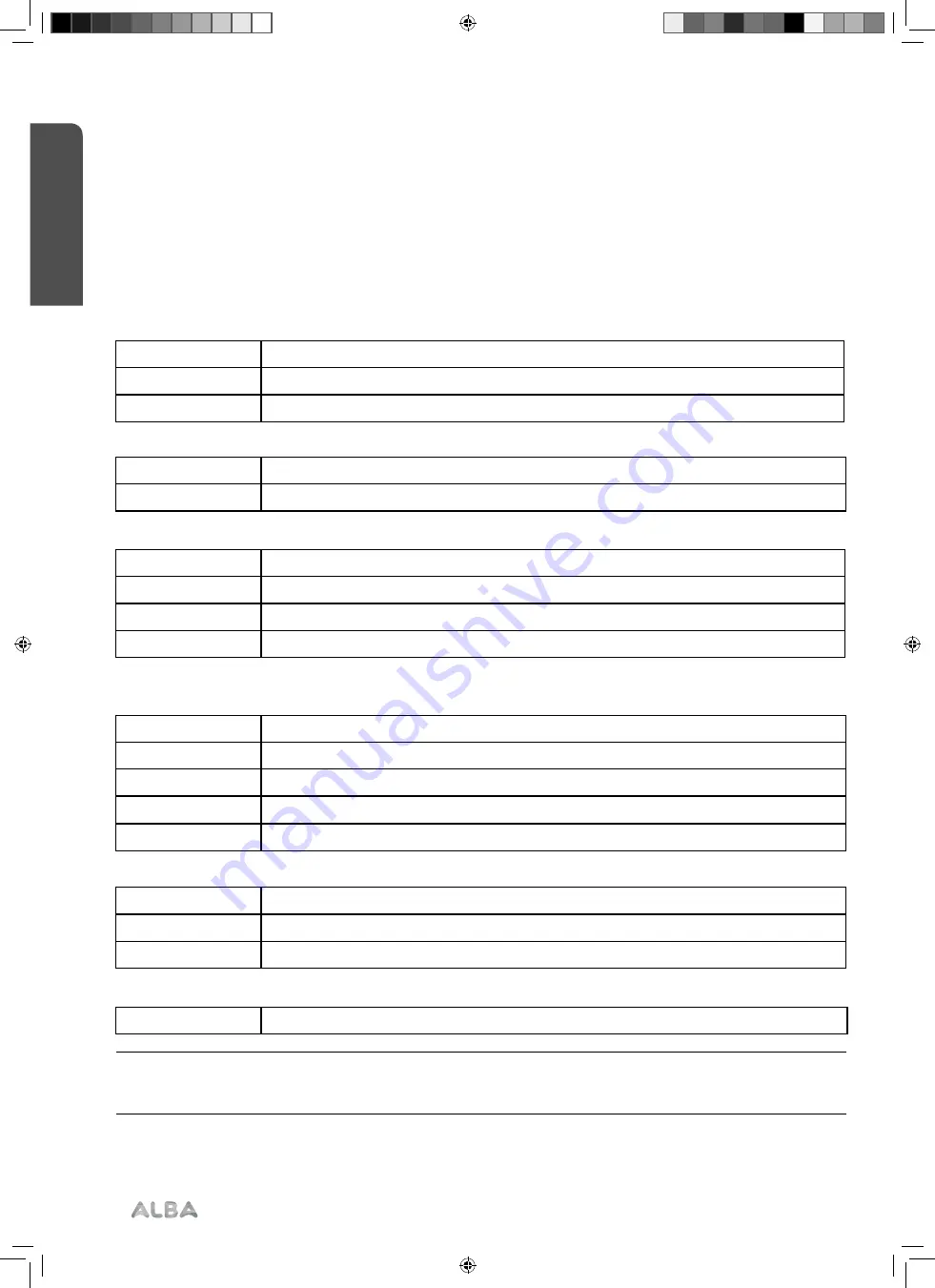 Alba 804/8545 Instruction Manual Download Page 40