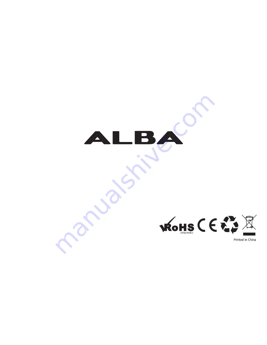 Alba Alba MPK8065BUK User Manual Download Page 1