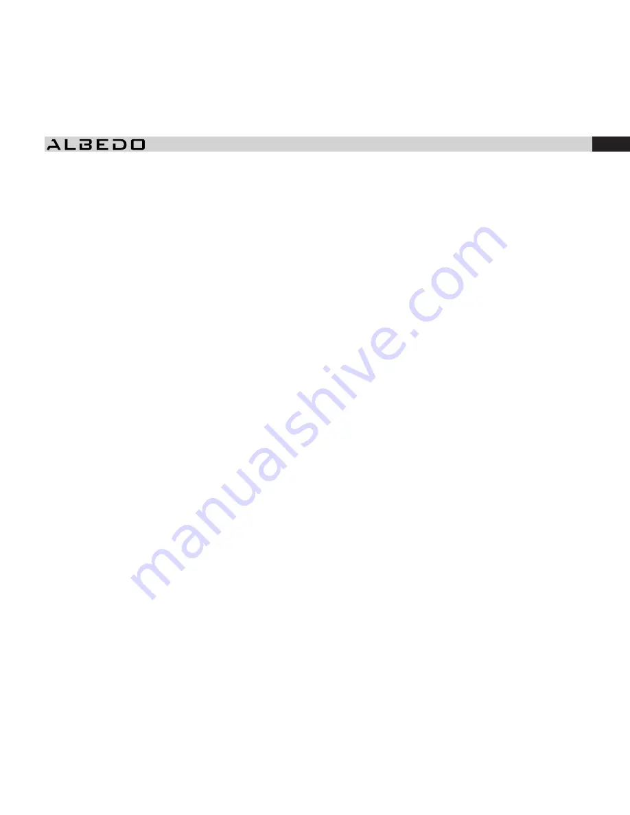 Albedo HL 2.2 Owner'S Manual Download Page 15