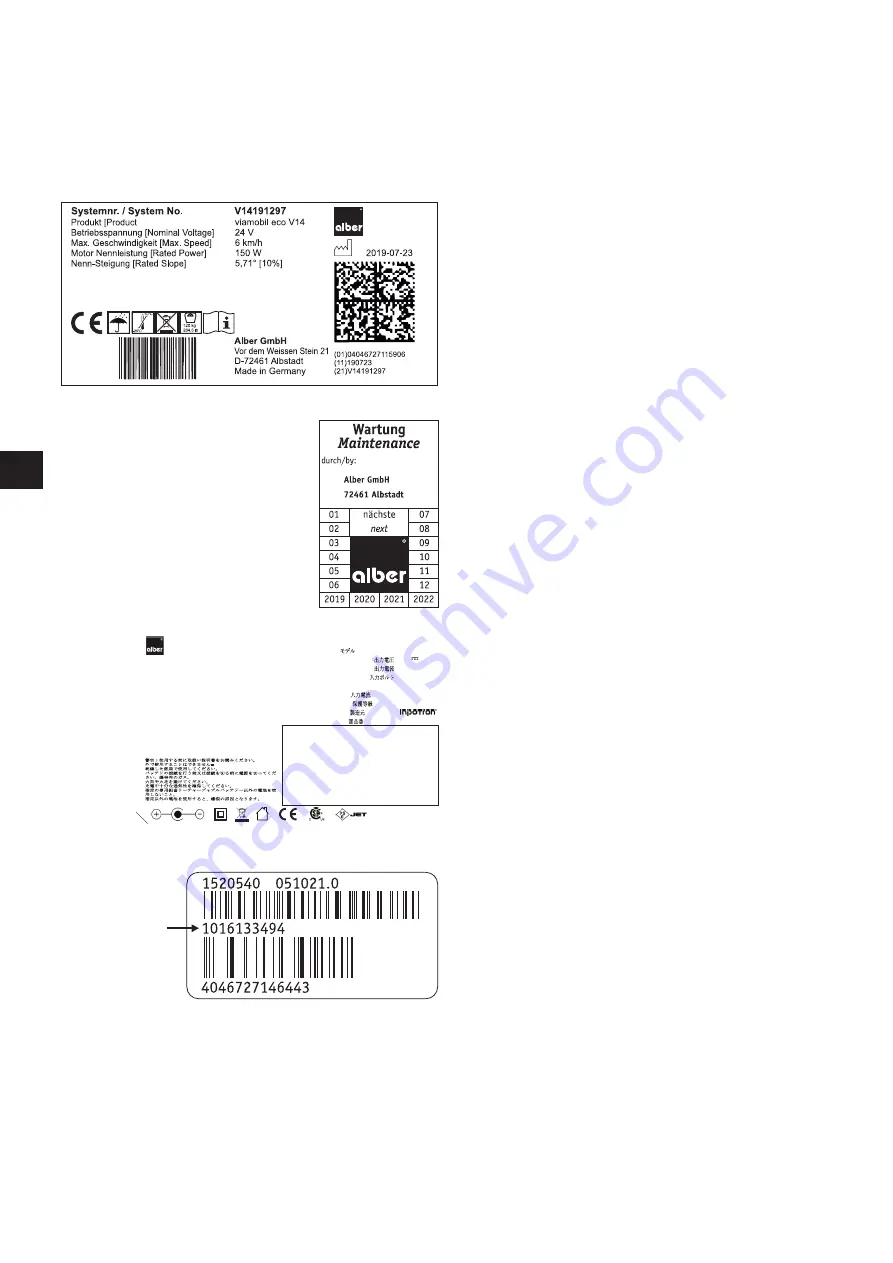 Alber viamobil eco V14 Instructions For Use Manual Download Page 36