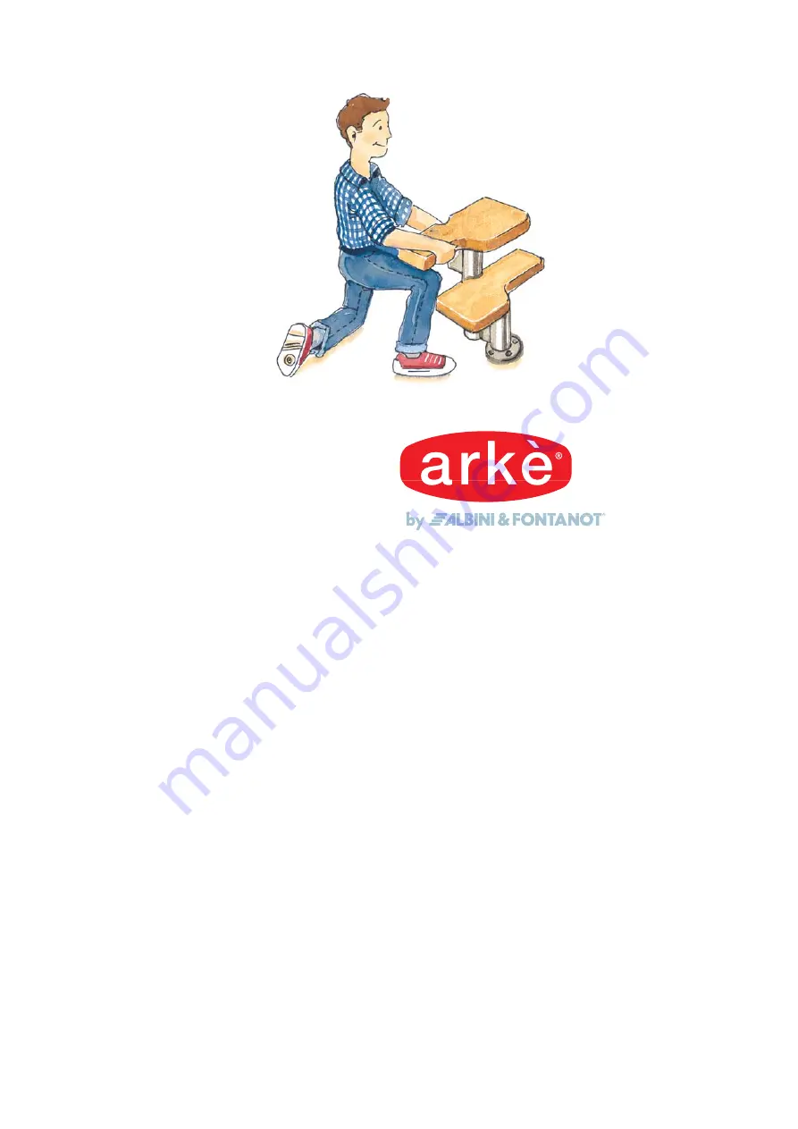 Albini & Fontanot Arke Karina Assembly Instructions Manual Download Page 1