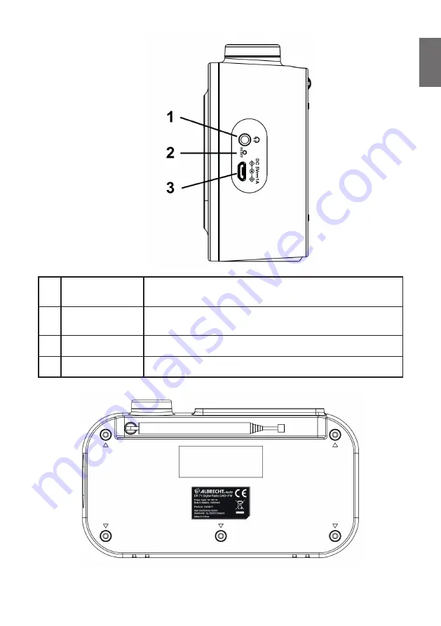 Albrecht Audio DR 71 Manual Download Page 3