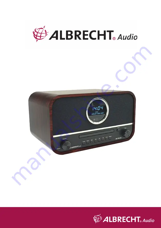 Albrecht Audio DR 790 CD Скачать руководство пользователя страница 17