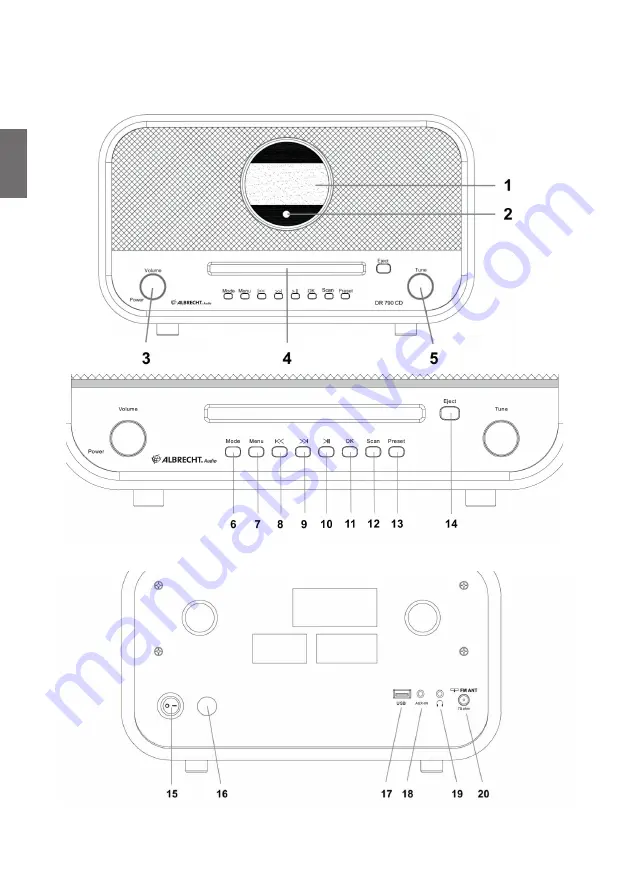 Albrecht Audio DR 790 CD Скачать руководство пользователя страница 20