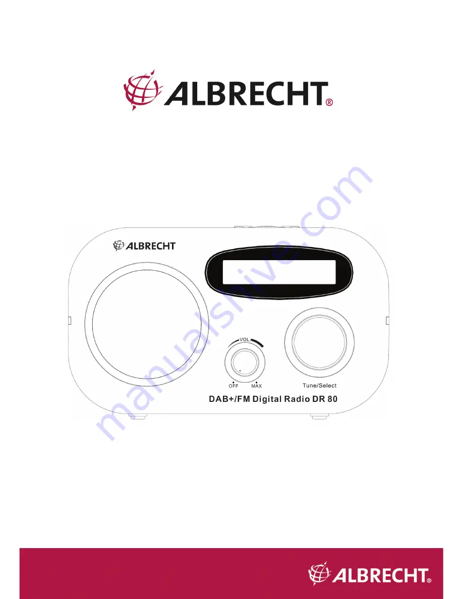 Albrecht DR 80 Скачать руководство пользователя страница 13