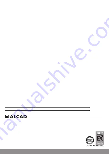 Alcad 9720165 User Manual Download Page 23