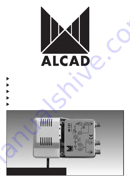 Alcad AI-131 Скачать руководство пользователя страница 1