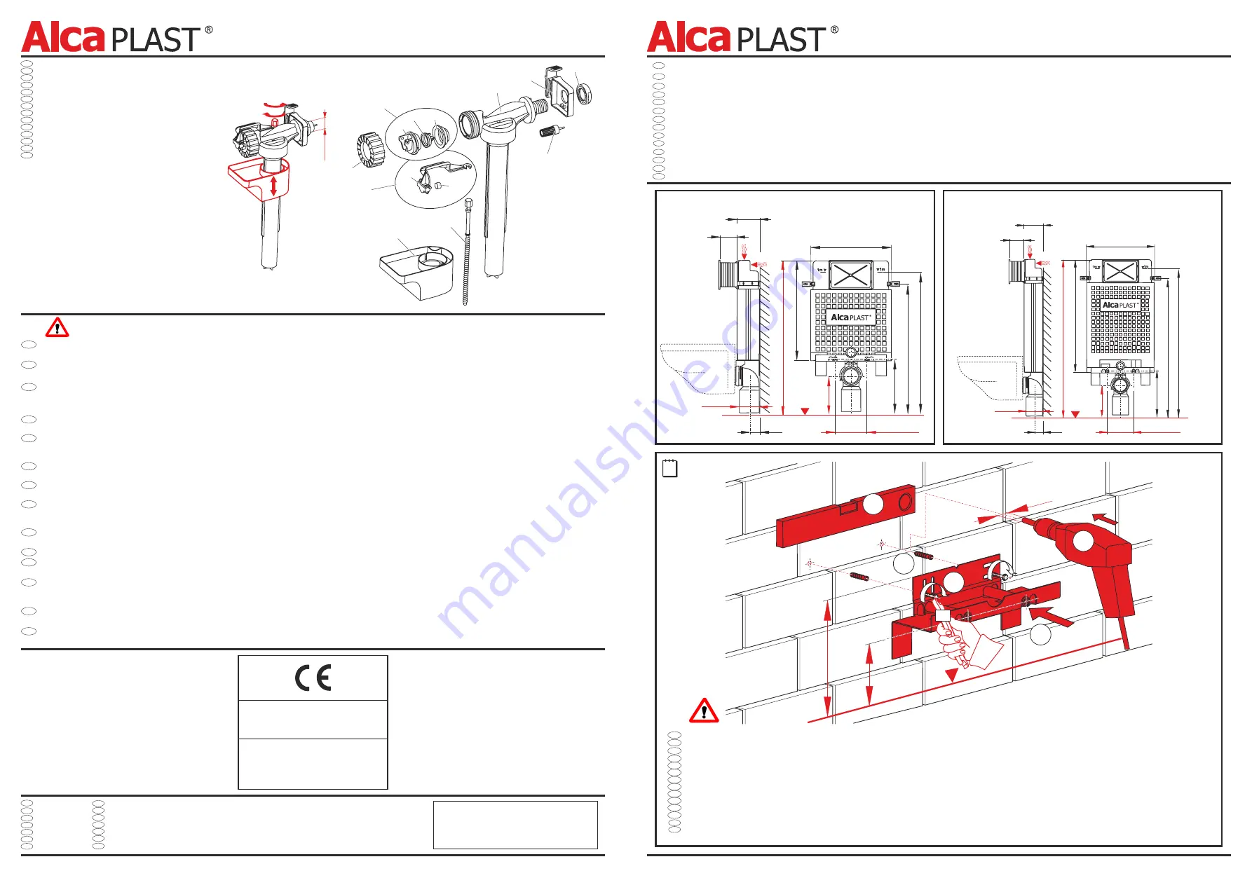 Alcaplast A100-850 Скачать руководство пользователя страница 1