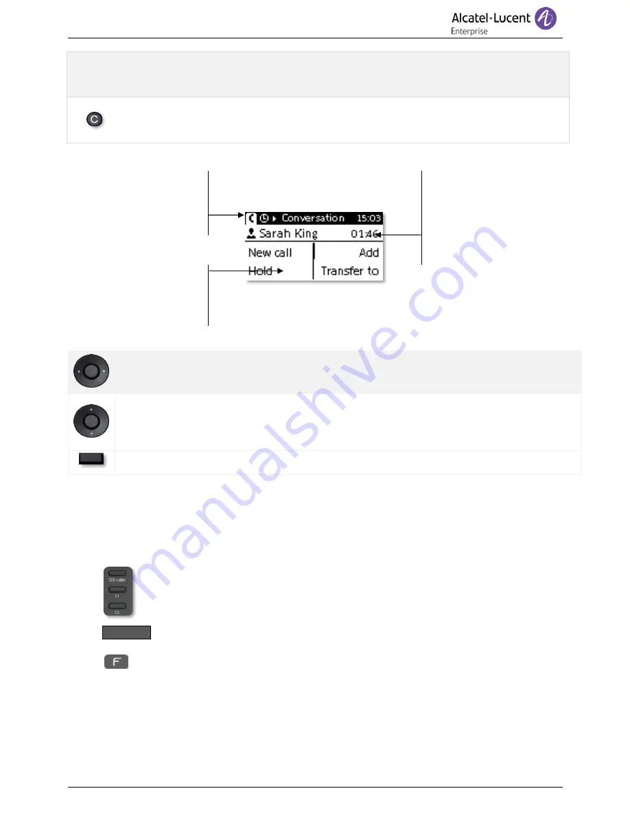 Alcatel-Lucent Enterprise 8008 CE User Manual Download Page 16