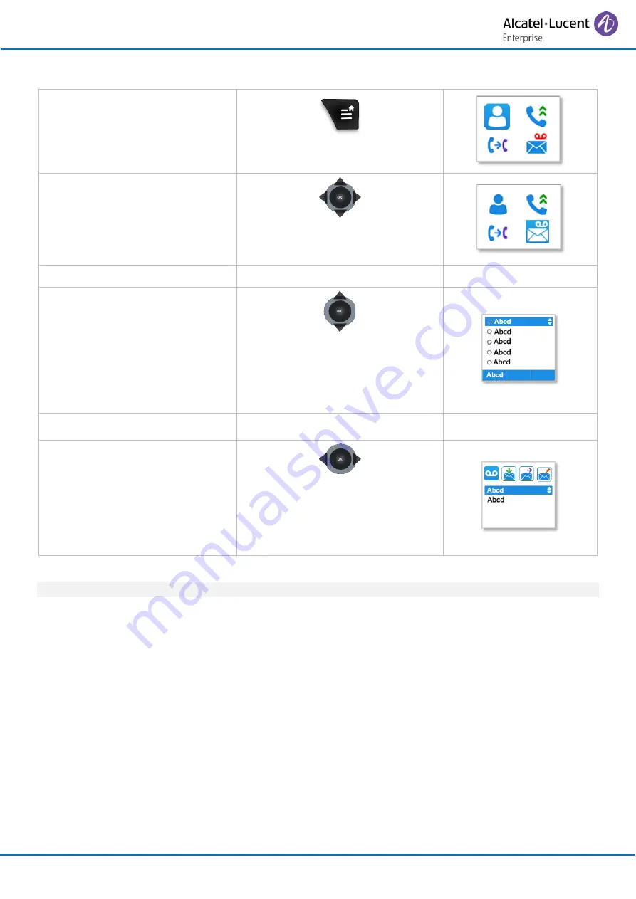 Alcatel-Lucent Enterprise OpenTouch 8244 DECT User Manual Download Page 13