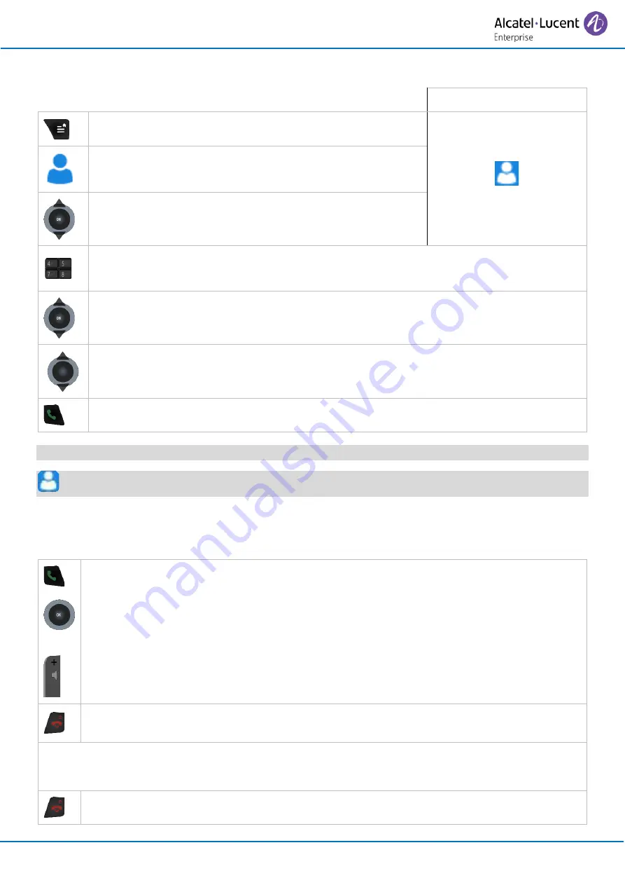 Alcatel-Lucent Enterprise OpenTouch 8244 DECT User Manual Download Page 21