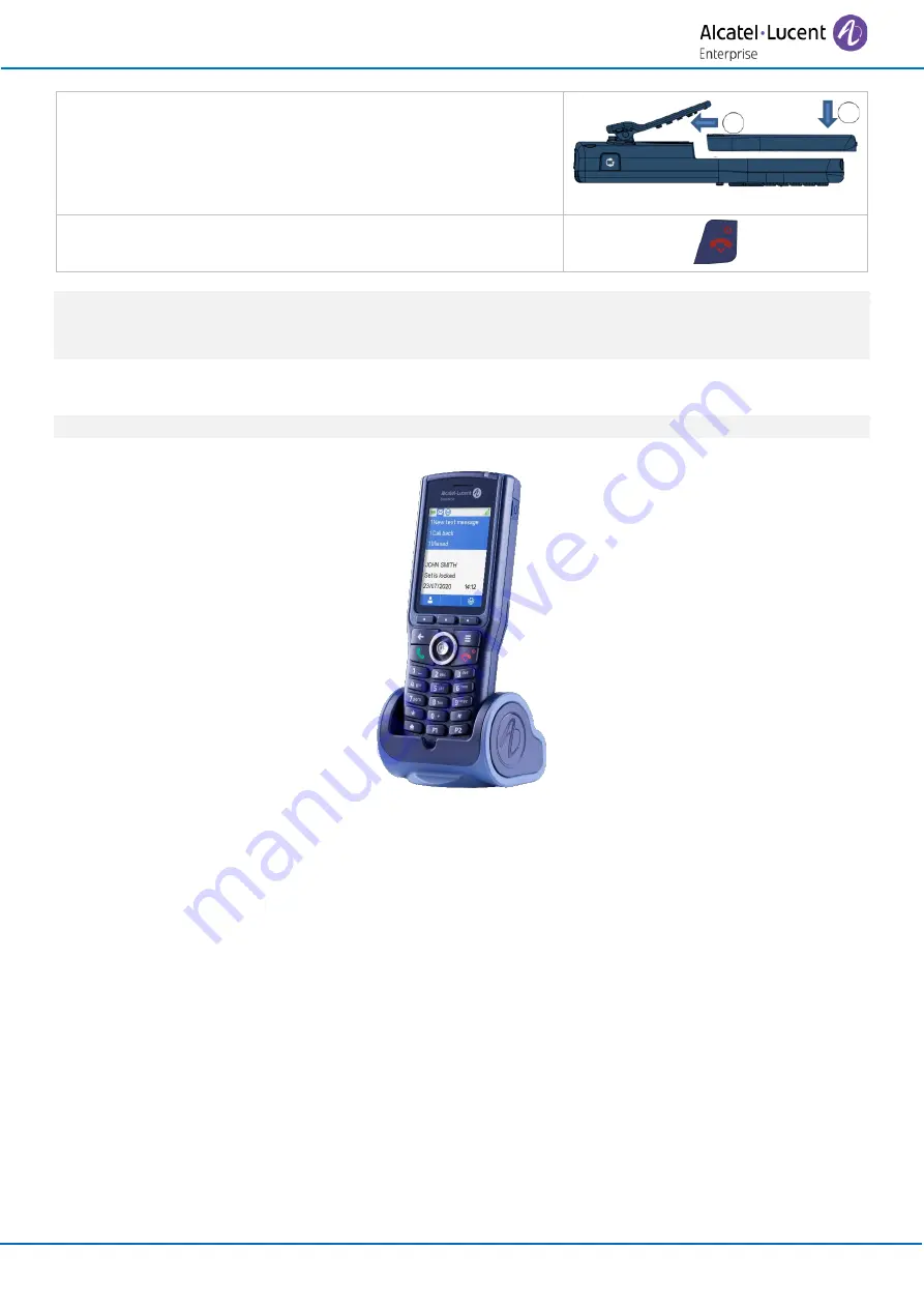 Alcatel-Lucent 8244 DECT Handset User Manual Download Page 17