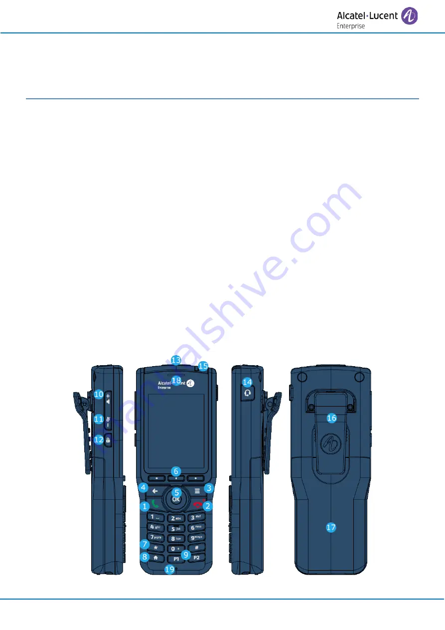 Alcatel-Lucent 8244 DECT Handset User Manual Download Page 61