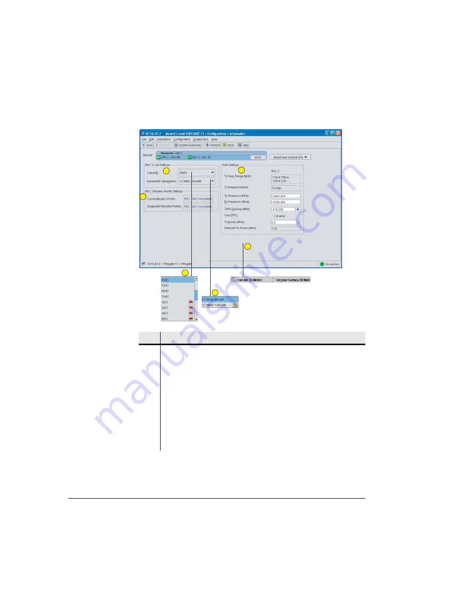 Alcatel-Lucent 9500 MXC User Manual Download Page 396