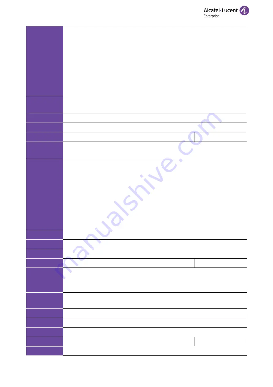 Alcatel-Lucent ALE M3 Administrator'S Manual Download Page 167