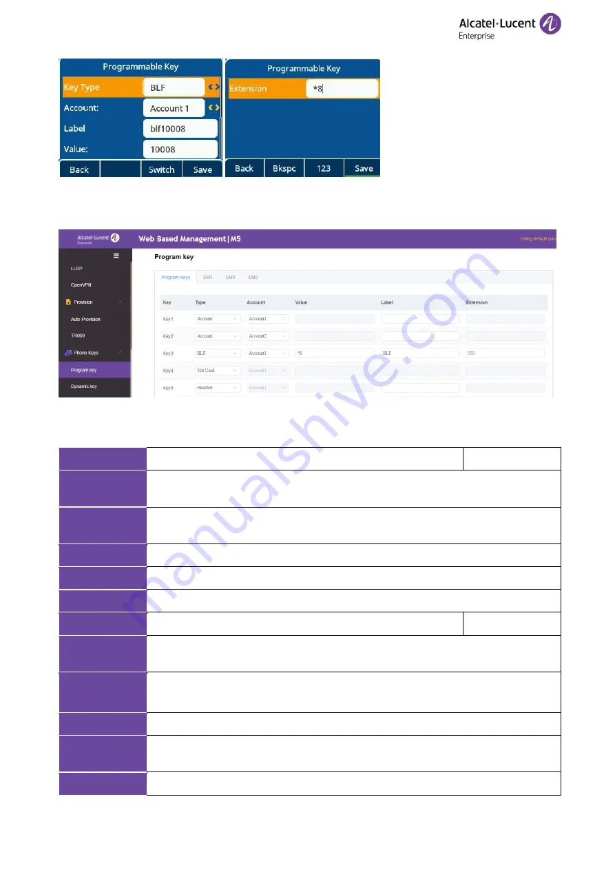 Alcatel-Lucent ALE M3 Administrator'S Manual Download Page 203