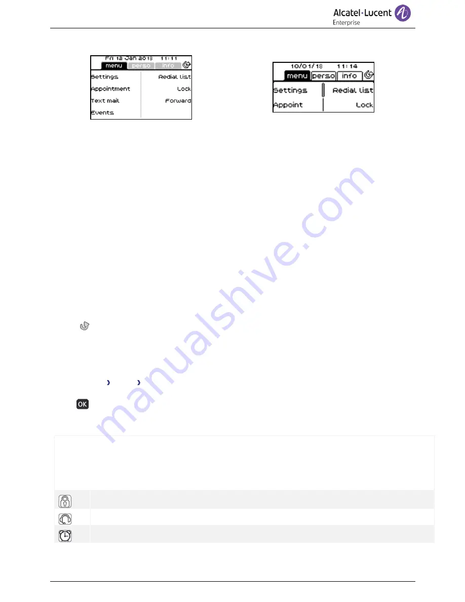 Alcatel-Lucent DeskPhone 8019s Скачать руководство пользователя страница 12