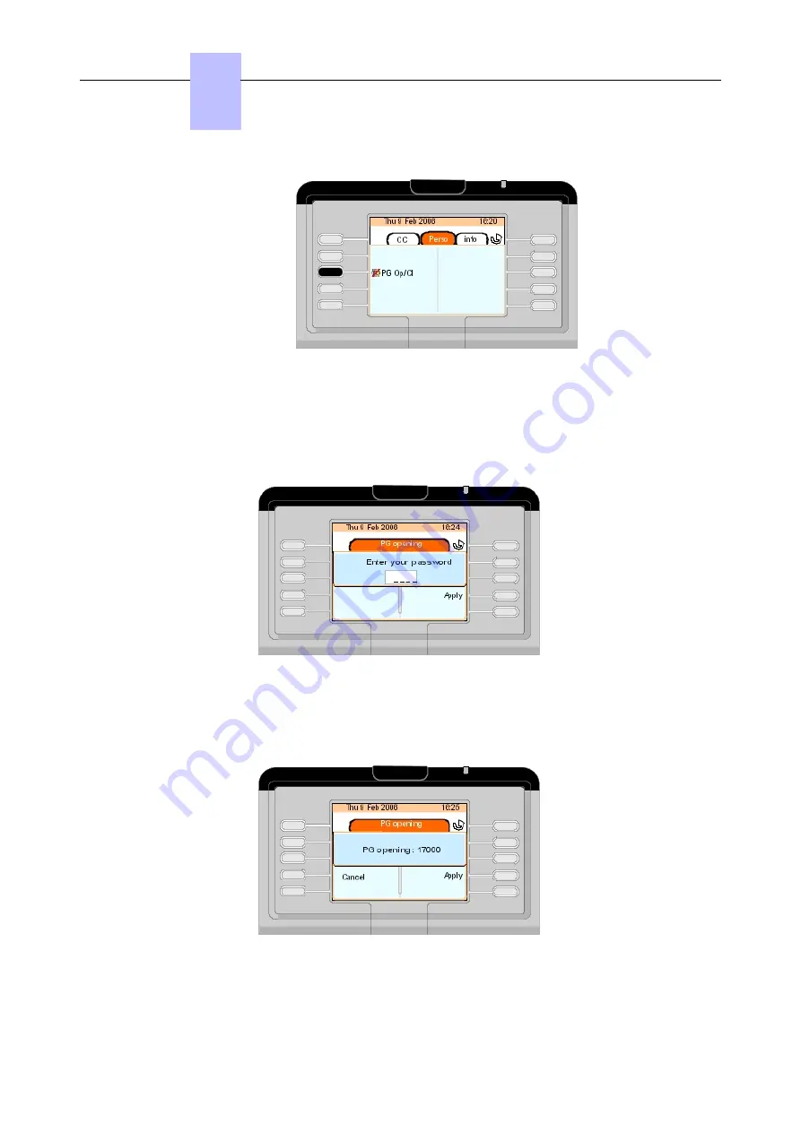 Alcatel-Lucent OmniTouch 8 Series Phone Manual Download Page 42