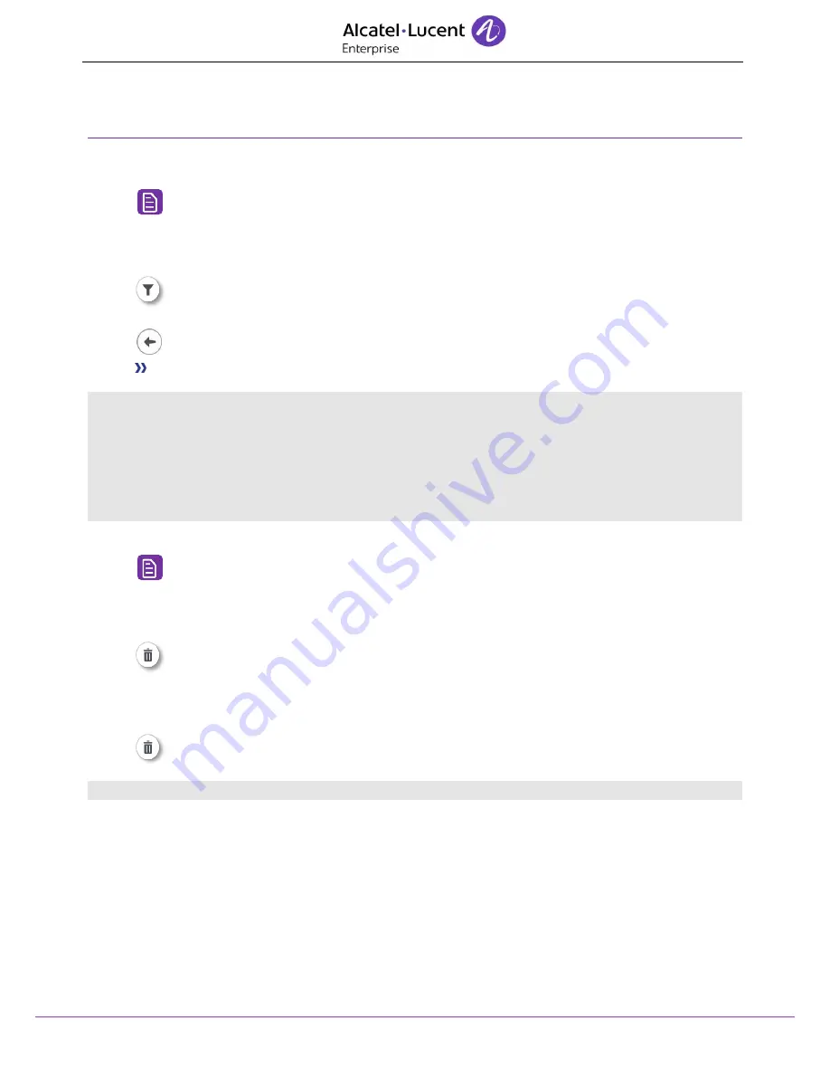 Alcatel-Lucent OpenTouch 8088 User Manual Download Page 34