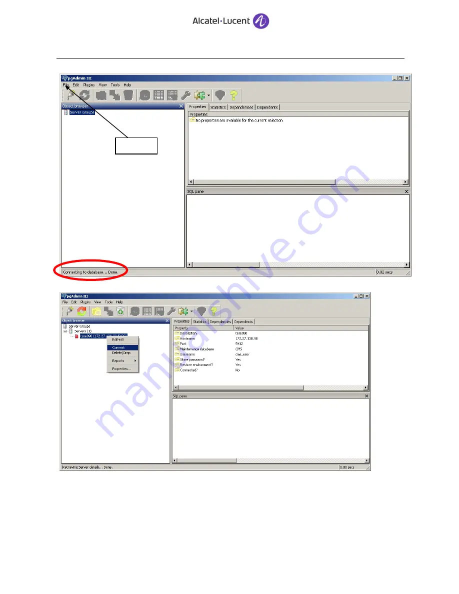 Alcatel-Lucent OpenTouch Troubleshooting Manual Download Page 48