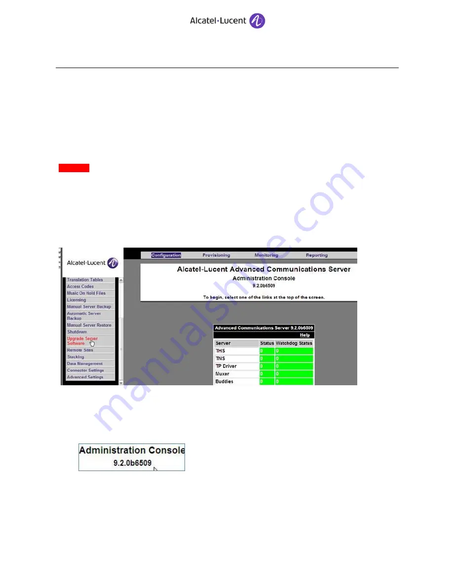 Alcatel-Lucent OpenTouch Troubleshooting Manual Download Page 99