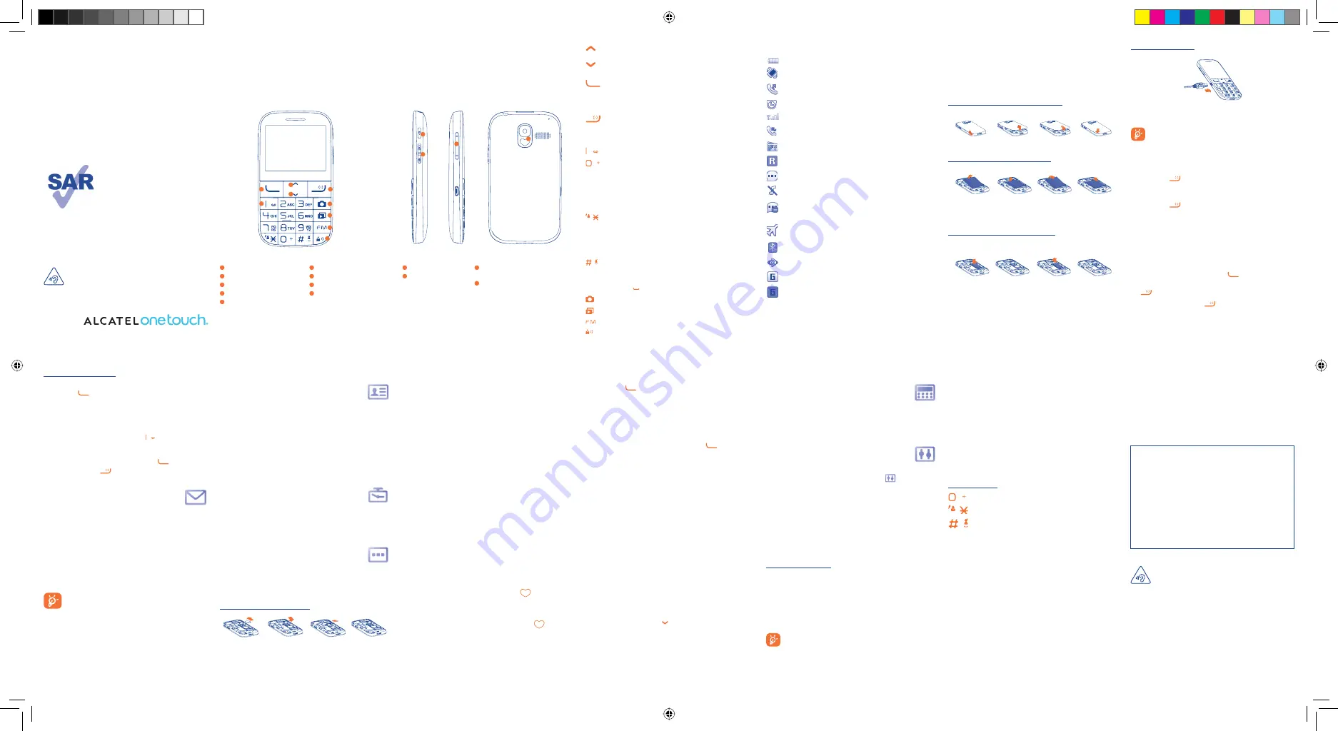 Alcatel 2001X Quick Start Manual Download Page 1