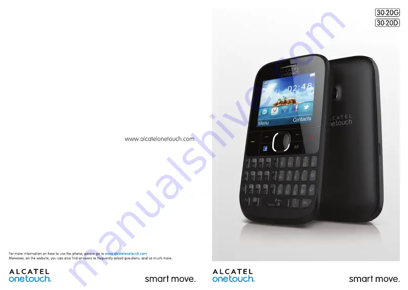 Alcatel 3020D Manual Download Page 1