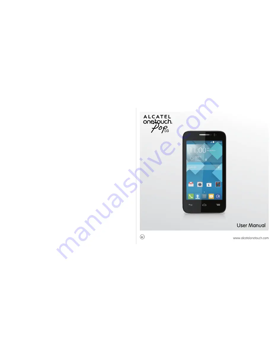 Alcatel 4037R User Manual Download Page 1