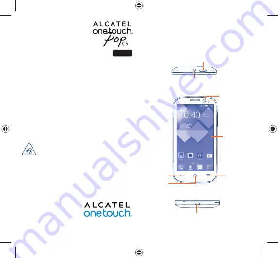 Alcatel 5037E Quick Start Manual Download Page 1