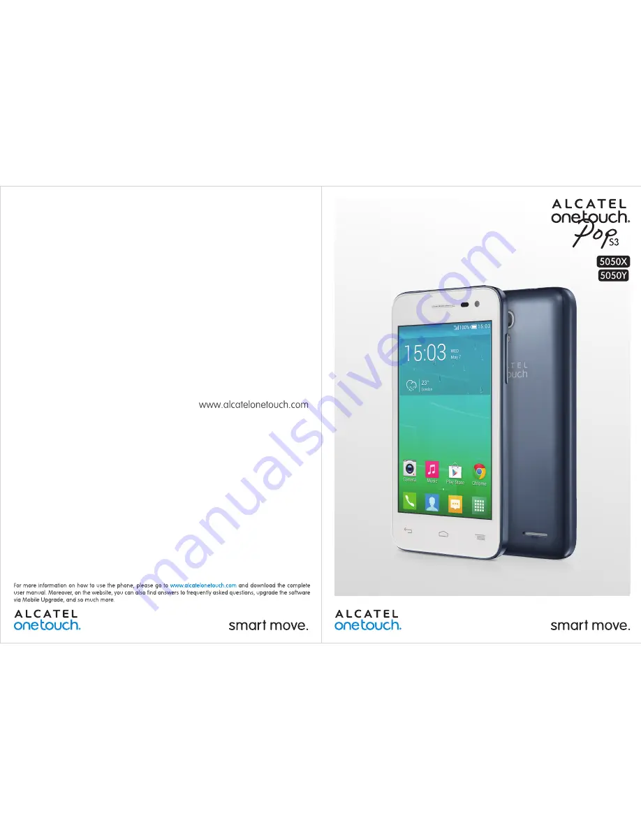 Alcatel 5050X Manual Download Page 1